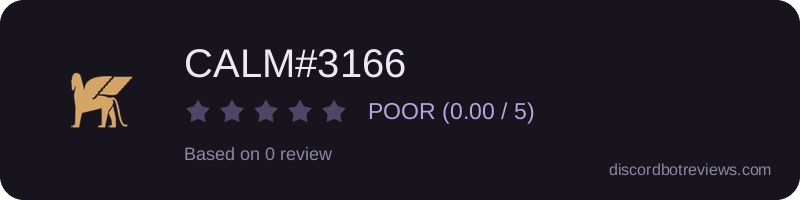 Rating widget preview for CALM#3166