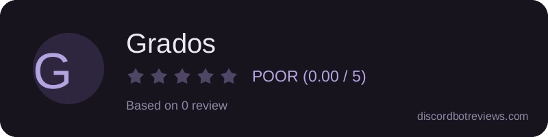 Rating widget preview for Grados
