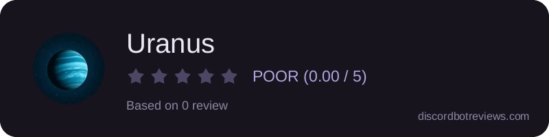 Rating widget preview for Uranus