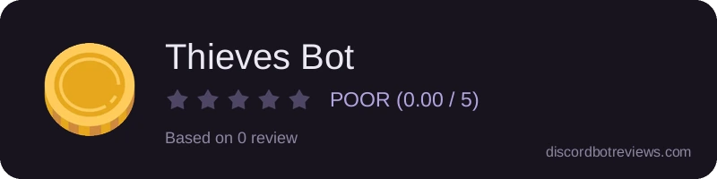 Rating banner for Thieves Bot