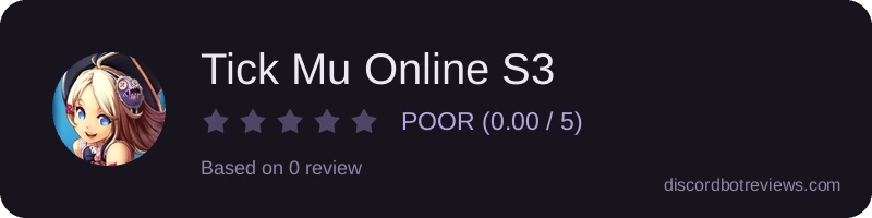 Rating widget preview for Tick Mu Online S3