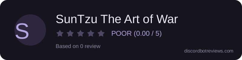Rating banner for SunTzu The Art of War