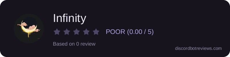 Rating widget preview for Infinity