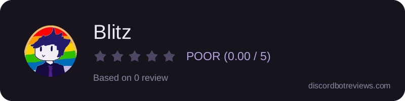 Rating widget preview for Blitz