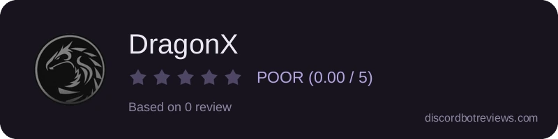 Rating widget preview for DragonX
