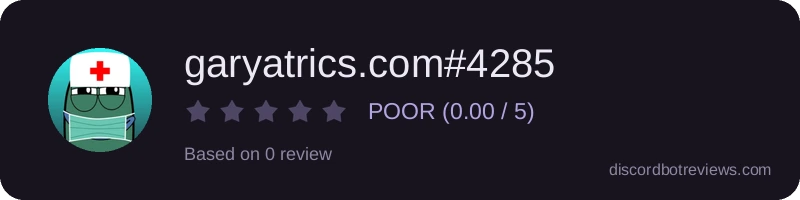 Rating widget preview for garyatrics.com#4285