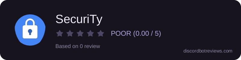 Rating widget preview for SecuriTy