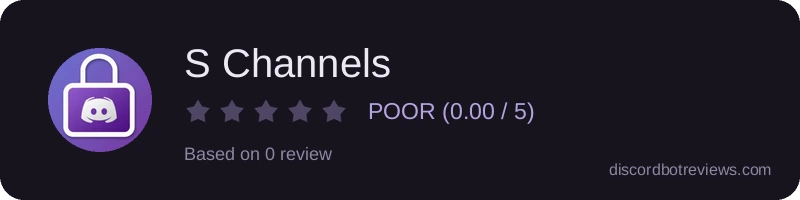Rating widget preview for S Channels
