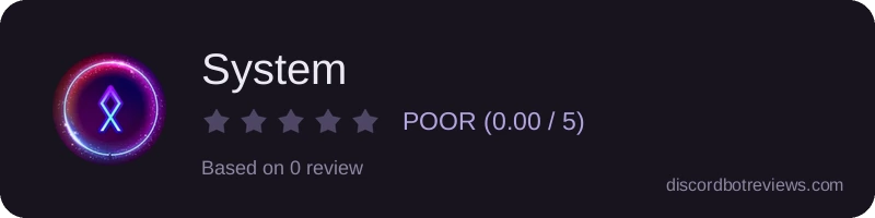 Rating widget preview for System