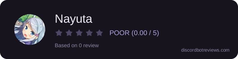Rating widget preview for Nayuta