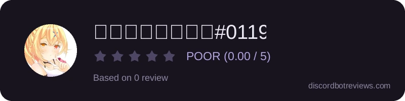 Rating widget preview for しゃべるほちかわ#0119