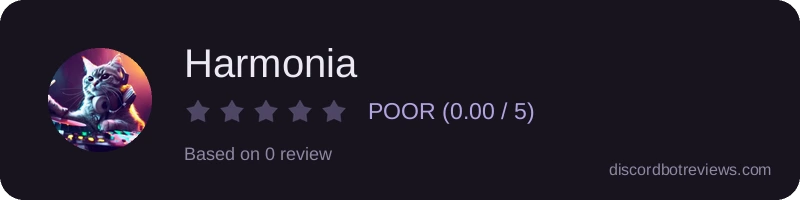Rating widget preview for Harmonia