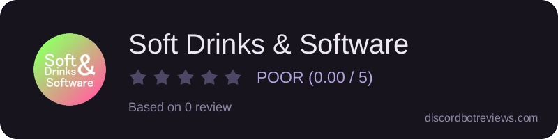 Rating widget preview for Soft Drinks & Software