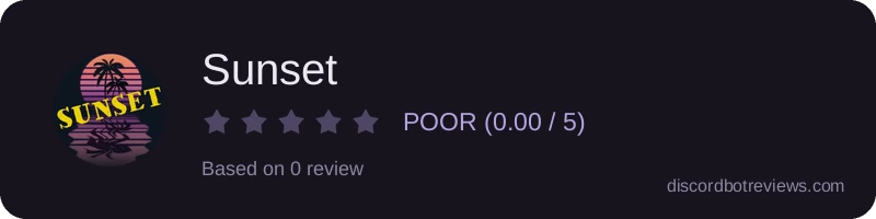 Rating banner for Sunset