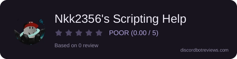 Rating widget preview for Nkk2356's Scripting Help