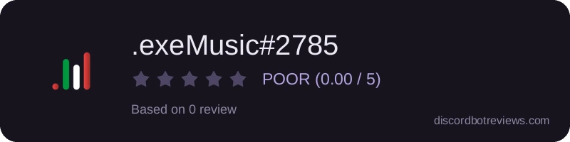 Rating widget preview for .exeMusic#2785