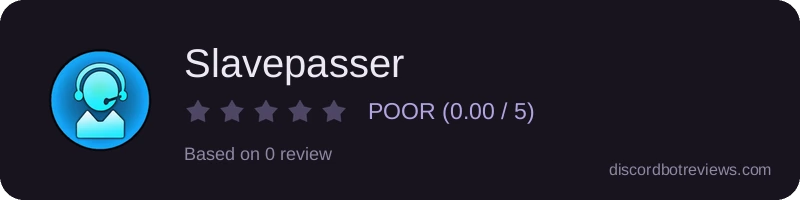 Rating widget preview for Slavepasser