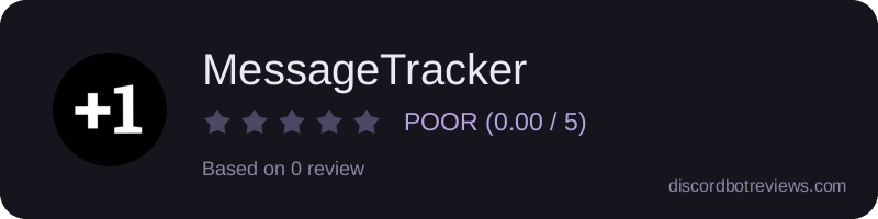 Rating widget preview for MessageTracker