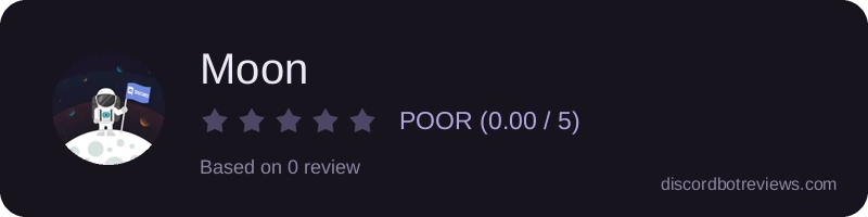 Rating widget preview for Moon