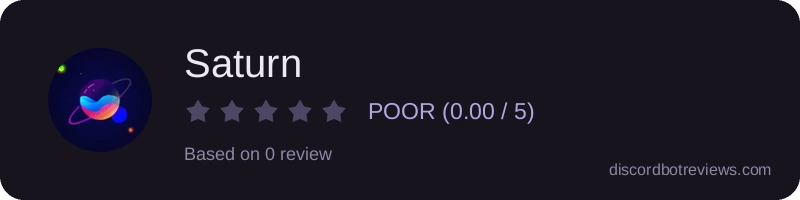 Rating widget preview for Saturn