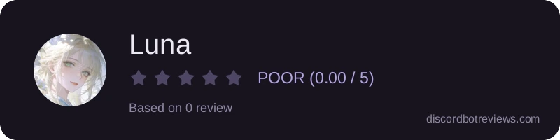Rating widget preview for Luna