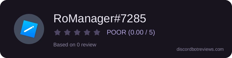 Rating widget preview for RoManager#7285