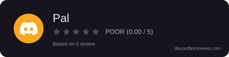 Rating widget preview for Pal