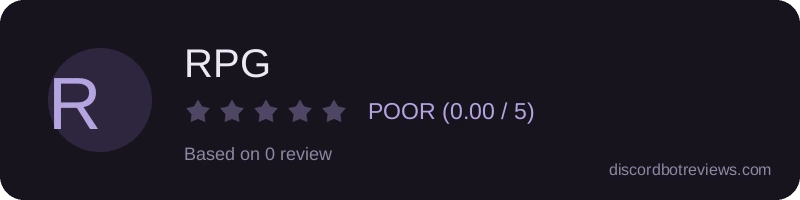 Rating widget preview for RPG