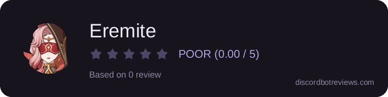 Rating widget preview for Eremite