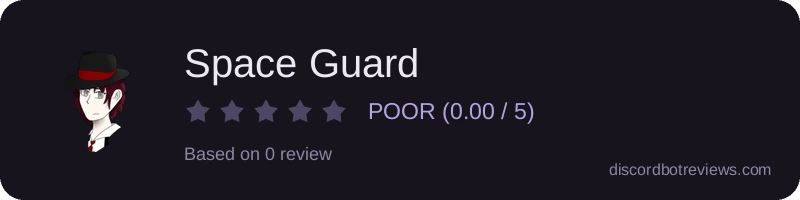 Rating widget preview for Space Guard