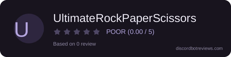 Rating widget preview for UltimateRockPaperScissors