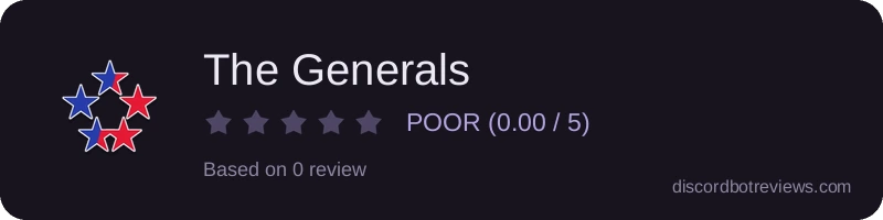 Rating widget preview for The Generals