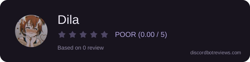 Rating widget preview for Dila