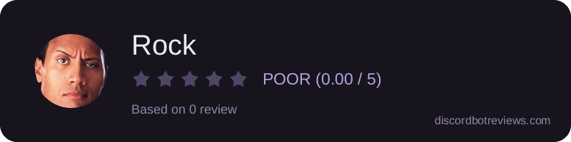 Rating widget preview for Rock
