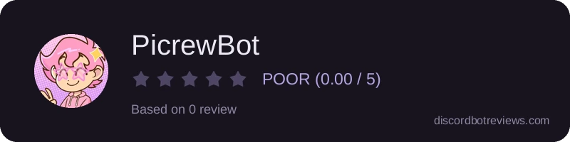 Rating banner for PicrewBot