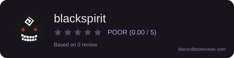 Rating widget preview for blackspirit