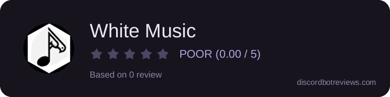 Rating widget preview for White Music