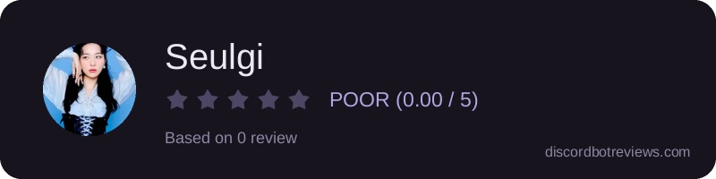 Rating widget preview for Seulgi