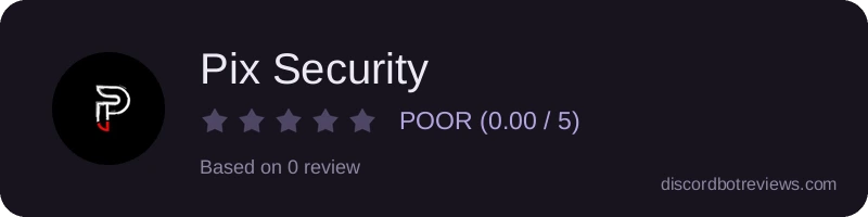Rating widget preview for Pix Security