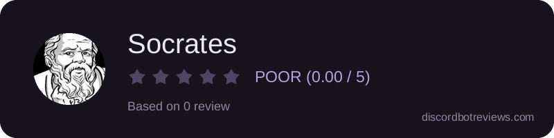 Rating widget preview for Socrates