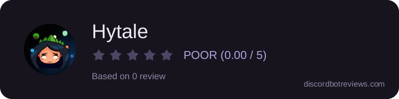 Rating widget preview for Hytale