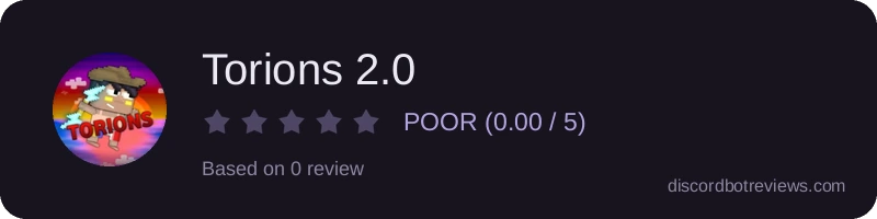 Rating widget preview for Torions 2.0