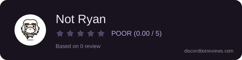 Rating widget preview for Not Ryan