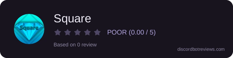 Rating widget preview for Square