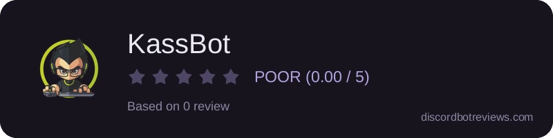 Rating widget preview for KassBot