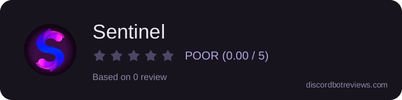 Rating widget preview for Sentinel