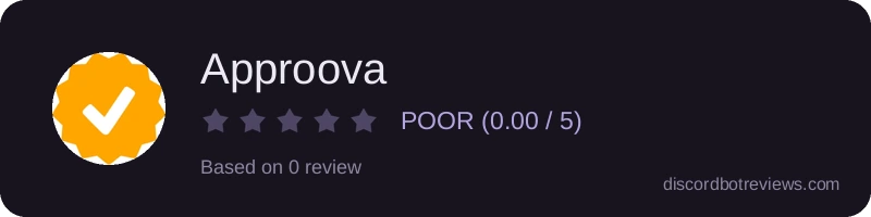 Rating widget preview for Approova