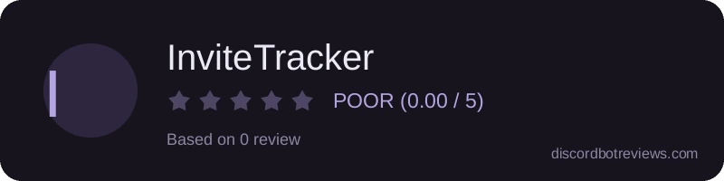 Rating banner for InviteTracker