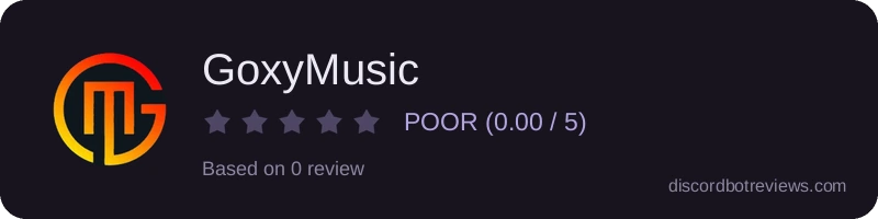 Rating widget preview for GoxyMusic