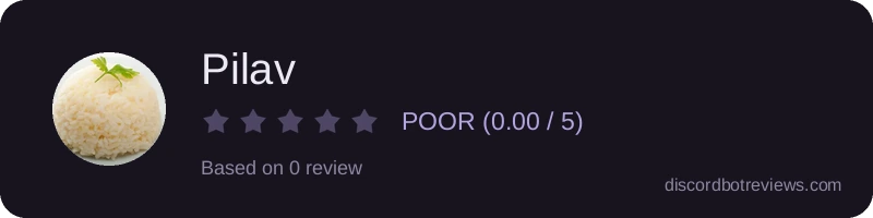 Rating banner for Pilav